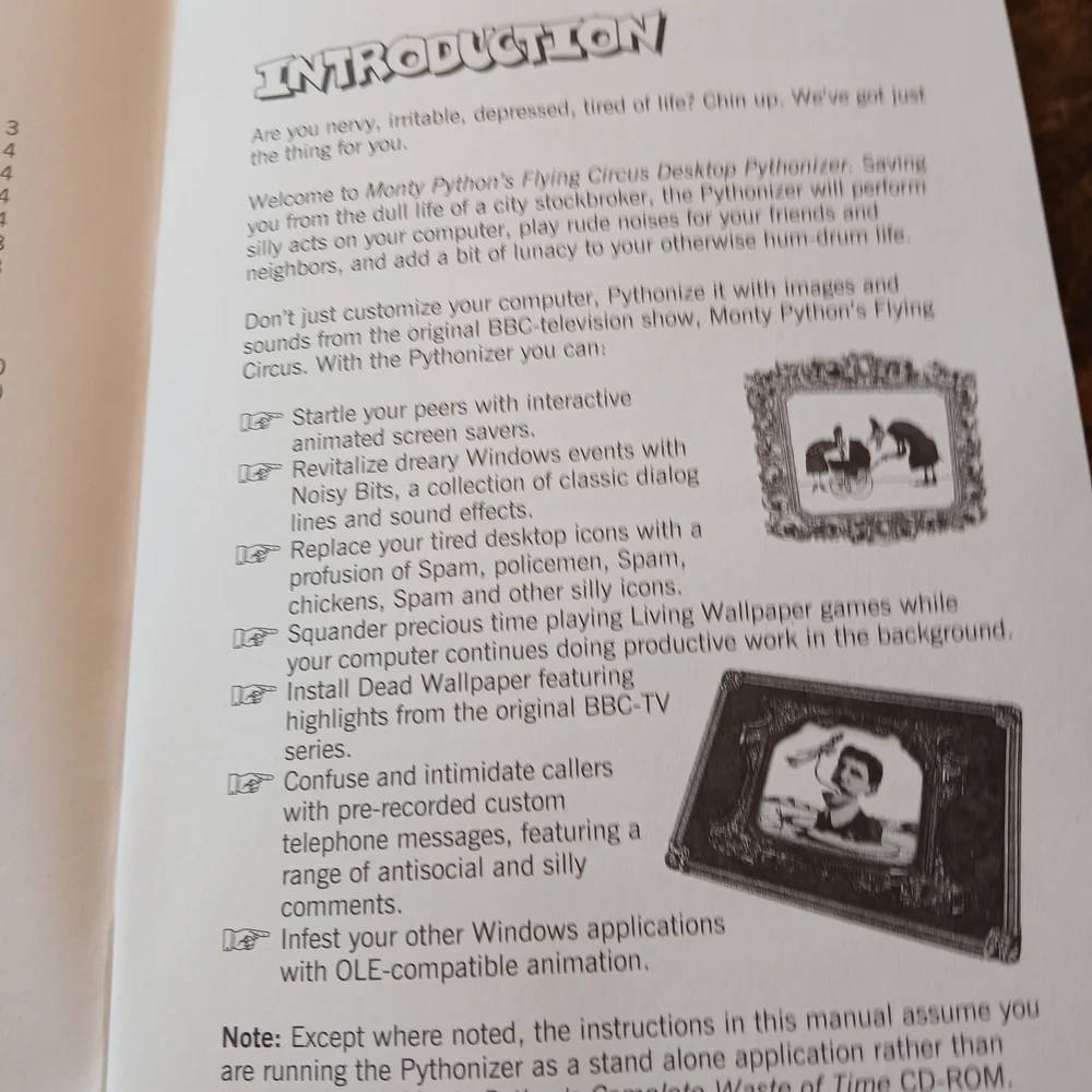 Monty Python's Flying Circus Desktop Pythonizer - Edition7 - Picture 6 of 6